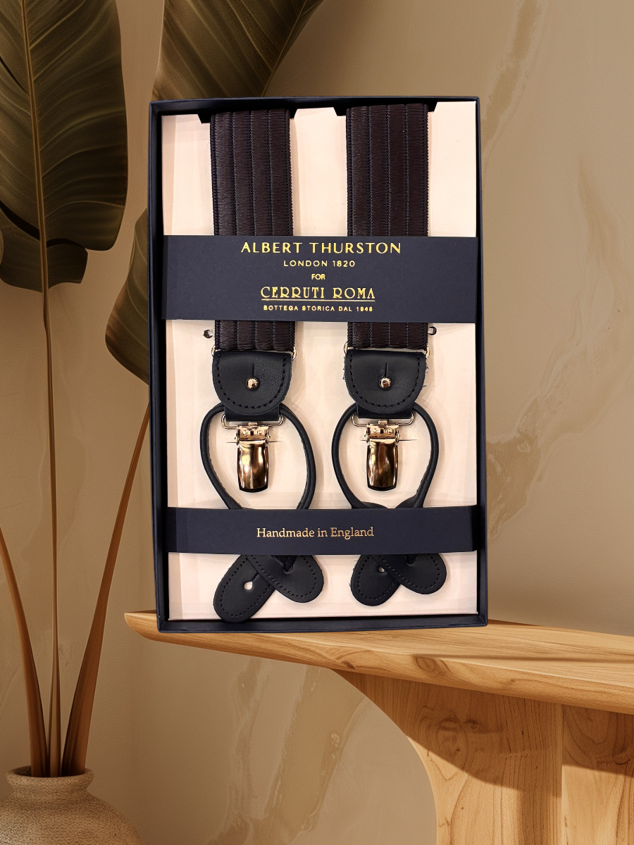 Albert Thurston Bretella Smoking Blu