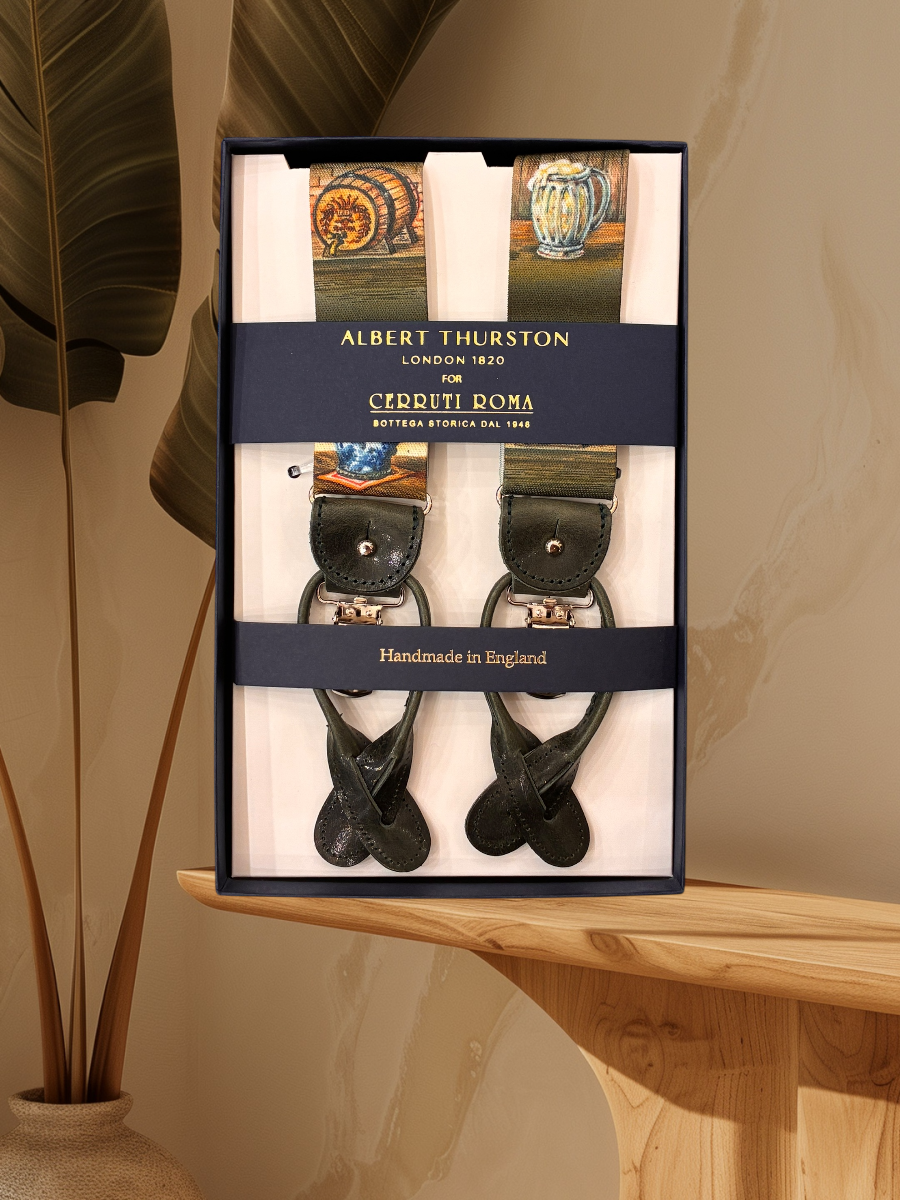 Albert Thurston Bretella Fantasia Motivi Birra