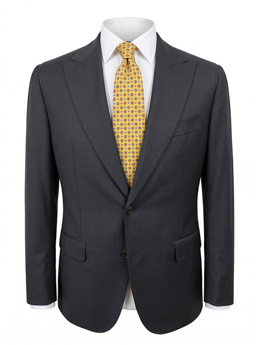 Abito Sartoriale Grigio con Rever a Lancia