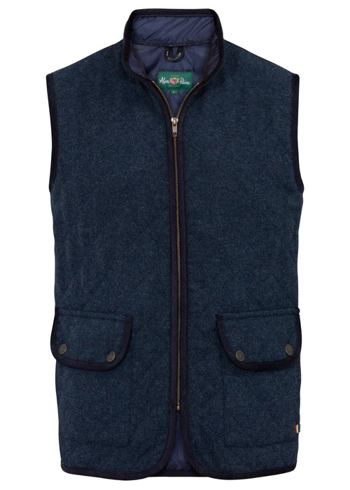 Alan Paine Gilet Fawston Quilted Navy