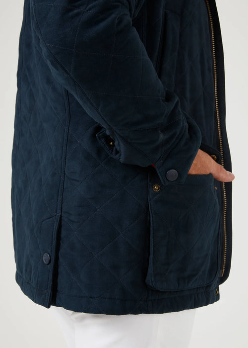 Alan Paine Giubbotto Felwell Quilted Navy