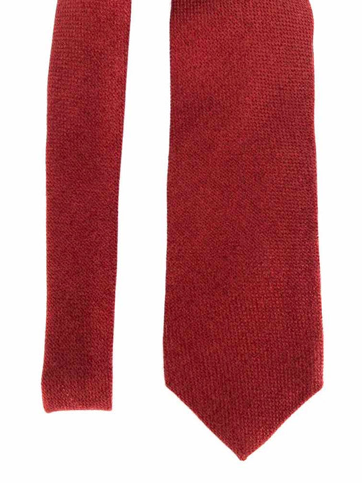Drake's Cravatta di Lana Rossa