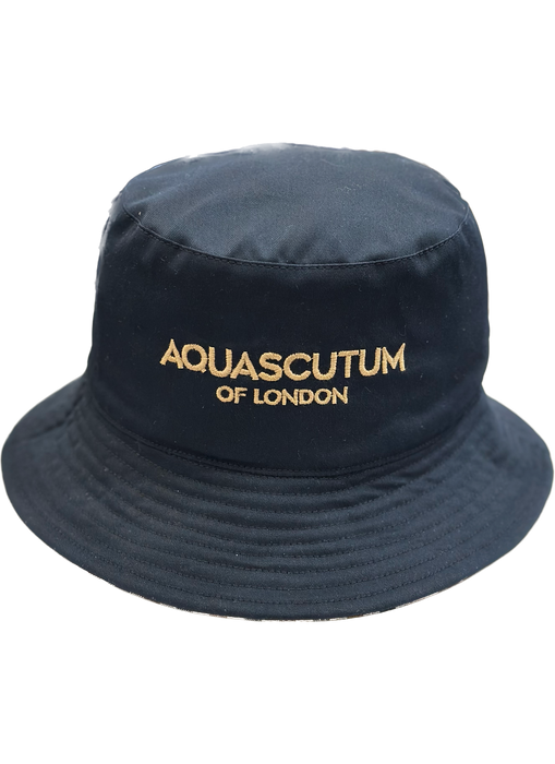 Aquascutum of London Cappello Pescatore Club Check Reversibile